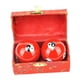 thumbnail image 1 of Bolas de con caja de almacenamiento Fortalecimiento de la muñeca de la mano Bolas de Baoding de relajación compactas duraderas para personas  rojo Fernando  pelota de baile, 1 of 8