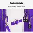thumbnail image 2 of Nylon Crossbody Sling Bag, Minimalist Travel Backpack with Adjustable Strap, Multi-Compartment Design for Phone, Wallet, and Essentials, Durable Outdoor Use, 2 of 7