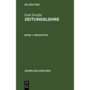 Sammlung Gschen: Redaktion (Hardcover)
