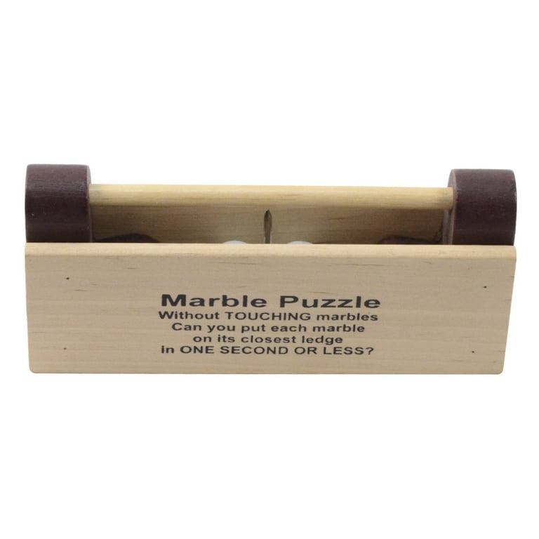 2 Marbles Puzzle Adult IQ Game Brain Teaser Toy Joke 2 Marbles Puzzle Adult IQ Game Brain Teaser Toy Joke