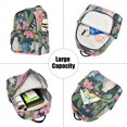 thumbnail image 5 of FORMRS Mini Backpack Purse for Women Travel Daypack Casual Shoulder Bag, Green Floral, 5 of 7