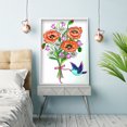 thumbnail image 4 of Cuadros Decorativos 5D Diamond Painting Animal Flowers Full Round Drill DIY Rhinestone (B1637) Tmvgtek embutido en tela, 4 of 9