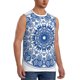 thumbnail image 2 of Balery Blue Watercolor Camisetas sin mangas para hombre, absorbe la humedad y protege contra el mal olor.-Medium, 2 of 7
