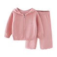 thumbnail image 1 of Costumes pour Garçons, Haut à Manches Longues et Col Rond et Pantalon de Sport, Ensemble Sweat à Capuche pour Enfants, 1 of 6
