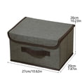 thumbnail image 4 of Home Textile Storage Cloth Storage With Lid Folding Convenient Clothing Organization Foldable Wardrobe Practical Storage Solution for Clothes, 4 of 7
