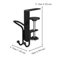 thumbnail image 3 of Gnmfd 2-in-1 Garland and Stocking Mantel Holders, Heavy-Duty Metal Fireplace Hangers, No-Drill Christmas Decoration Solution for Stockings, Garlands, Wreaths, and Holiday Decor, 3 of 3