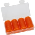 thumbnail image 2 of Hakitaroom Juego De 100 Fichas De Juego De Fichas De Póquer De Plástico Opaco Con Caja De Almacenamiento (Naranja Estrellado De 1,26 Pulgadas), 2 of 5
