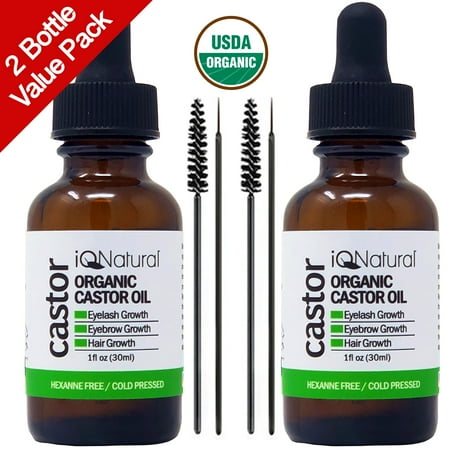 Organic Castor Oil 100 Usda Certified Pure Cold Pressed Boost