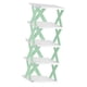 thumbnail image 3 of Zapatero plegable, organizador de zapatos, armario para zapatos, portátil, ligero y resistente. Verde 5 capas 66cm, 3 of 9