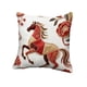 thumbnail image 2 of Yusimy 45 Inch Horse Year Red Festive Printed Pillowcase for Year Living Room Sofa Car Bed Interior Decor, 2 of 6