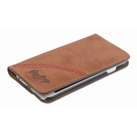 Rawlings iPhone 7 Case Cellphone Baseball Stitch Tan Calfskin Leather MW419-204