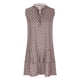 thumbnail image 5 of Puntoco Vestido De Manga Corta Con Cuello En V, Vestido Sexy Con Estampado De Lunares Florales Y Manga Corta Para Mujer Sin Estampado De Posicionamiento Caqui Xl, 5 of 5