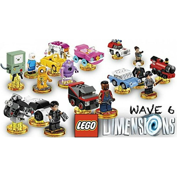Lego Parts Dimensions Toy Tag 4 x 4 x 2 3 with 4 Studs Waves 1 5