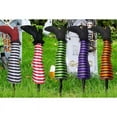 thumbnail image 4 of ZOELNIC 1Pair Halloween Witch Legs Yard Stake Decoration,18'' Upright Witch Leg Halloween Witch Decorations Legs for Courtyards,Lawns Home Decorations, 4 of 6