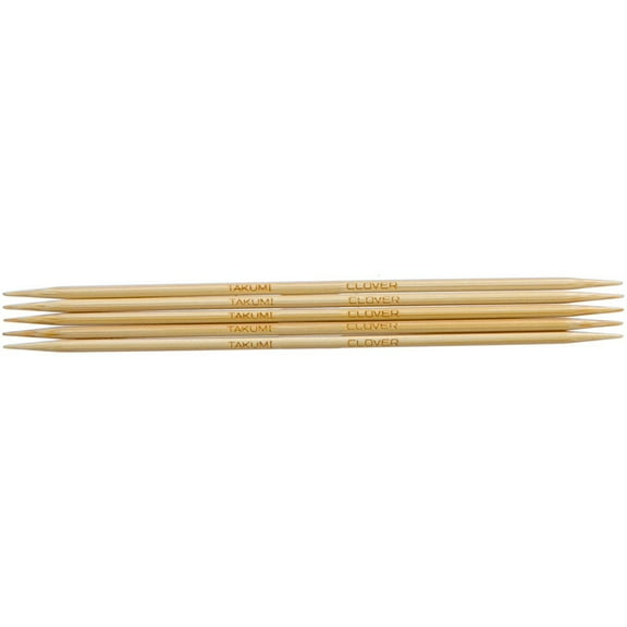 Takumi Bamboo 5" Double Point Knitting Needle