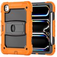 thumbnail image 6 of Allytechgroup iPad Pro 11 Case 2022/2021/2020/2018, Build in Screen Protector Rugged Shockproof Kickstand [Shoulder Strap] Bumper Case for Apple iPad Pro 11" 1st 2nd 3rd 4th Gen, Orange, 6 of 8