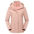 thumbnail image 1 of CEHVOM Manteau de Pluie Uni pour Femmes, Imperméable d'Extérieur à Capuche, Coupe-Vent, Haut, Liquidation, 1 of 2