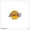 Unframed Version, variant on Gallery Pops NBA Los Angeles Lakers - Primary Logo Wall Art, Unframed Version, 12" x 12"