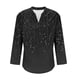 thumbnail image 5 of TaTaai Women's Linen Look V Neck Blouse, Long Roll Up Sleeves with Button Cuff Detail, Casual Summer Top for Everyday Wear Gift, 5 of 5