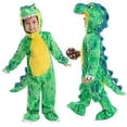 thumbnail image 2 of Disfraz de T-Rex Verde Spooktacular Creations, con saltos de dinosaurio, 2 of 3