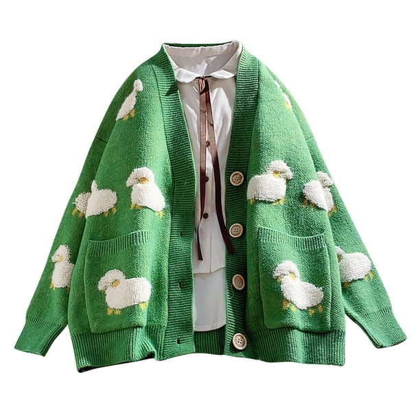 Mujeres Casual Manga Larga Raya Patchwork Largo Cardigan Tops Blusa Abrigo Fridja BV0+1335