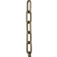 thumbnail image 2 of B&P Lamp® Antique Brass Finish 0 Gauge Heavy Duty Chain, 2 of 2