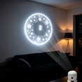 thumbnail image 3 of Rechargeable Rotating LED Projector Night Light, Christmas Snowflake Rotating Projection Lamp, Warm Decorative Projector Light for Bedroom Xmas Holiday Indoor Party Wall Ceiling Decor, 3 of 5