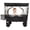 Black, variant on LuckyNote 480 lbs Folding Wagon with Canopy & Mosquito Net, 7″ x 4″ All‑Terrain Wheels, Lightweight Utility Cart, Black