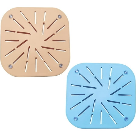

Maozh01 Shower Hair Catcher Filter Silicone Shower Hair Filter Silicone Drain Strainer Silicone Hair Catcher with Suction Cup 2 Pieces