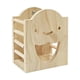 thumbnail image 2 of Comedero de heno de madera para conejos, contenedor de hierba para animales pequeños, dispensador de hierba de madera multifunción para ardillas., 2 of 9