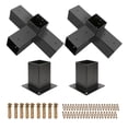 thumbnail image 4 of oshhni Right Angle Corner Brackets for Shed Canopies Patio Pergolas, 4 of 9