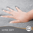 thumbnail image 2 of Evlmd Bathroom Rugs, Shaggy Soft and Absorbent Bath Rug, Non-Slip, Thick Plush Machine Washable Dry Bath Mats for Bathroom, Tub and Shower, 32" x 20", 2 of 8