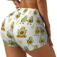 thumbnail image 1 of Fotbe Lovely Avocado Shorts Sin Costuras – Shorts Deportivos de Cintura Alta para Mujer, Elásticos para Gimnasio, Yoga, Running o Ciclismo-X-Large, 1 of 8