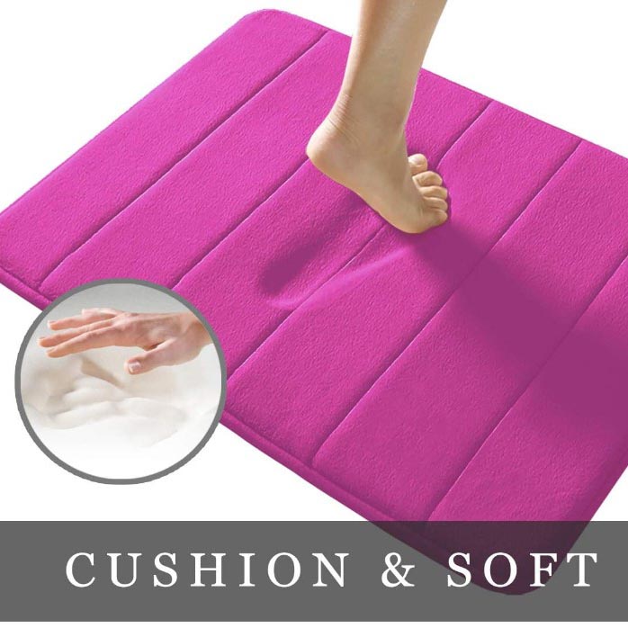 Memory Foam Bath Mat 17 "X 24" Soft Comfortable Bathroom Rugs Non Slip