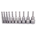 thumbnail image 1 of Juego de herramientas de mango de adaptador hexagonal de 6 mm a 19 mm para brocas de 6 mm a 19 mm Inevent PJ7046-00, 1 of 5