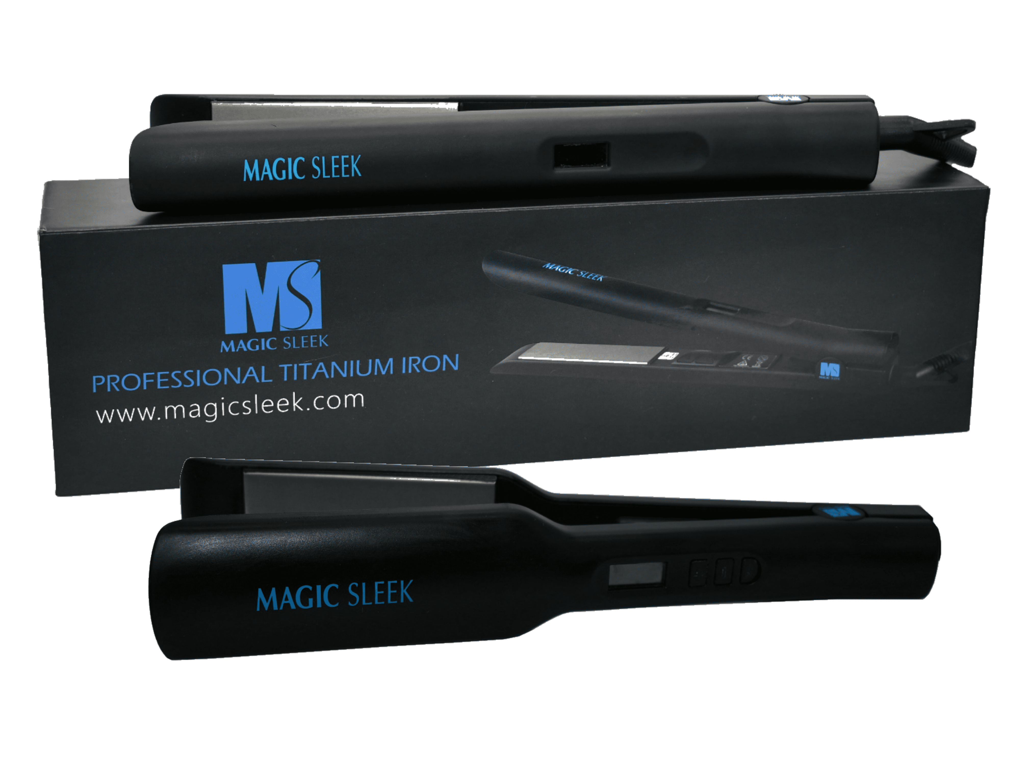 Magic Sleek Professional Titanium Flat Iron Hair Straightener