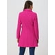 thumbnail image 4 of Abrigo de invierno Allegra K Cuello de solapa vintage Rosa Caliente XS, 4 of 6