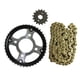 thumbnail image 2 of ENGRANE 43X16 CADENA 428X120L DORADO SET HONDA GL 150 CARGO (14-22) CHOHO, 2 of 3
