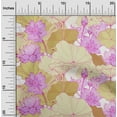 thumbnail image 2 of oneOone Cotton Cambric Brown Fabric Asian Japanese Floral Quilting Supplies Print Sewing Fabric By The Yard 42 Inch Wide, 2 of 5