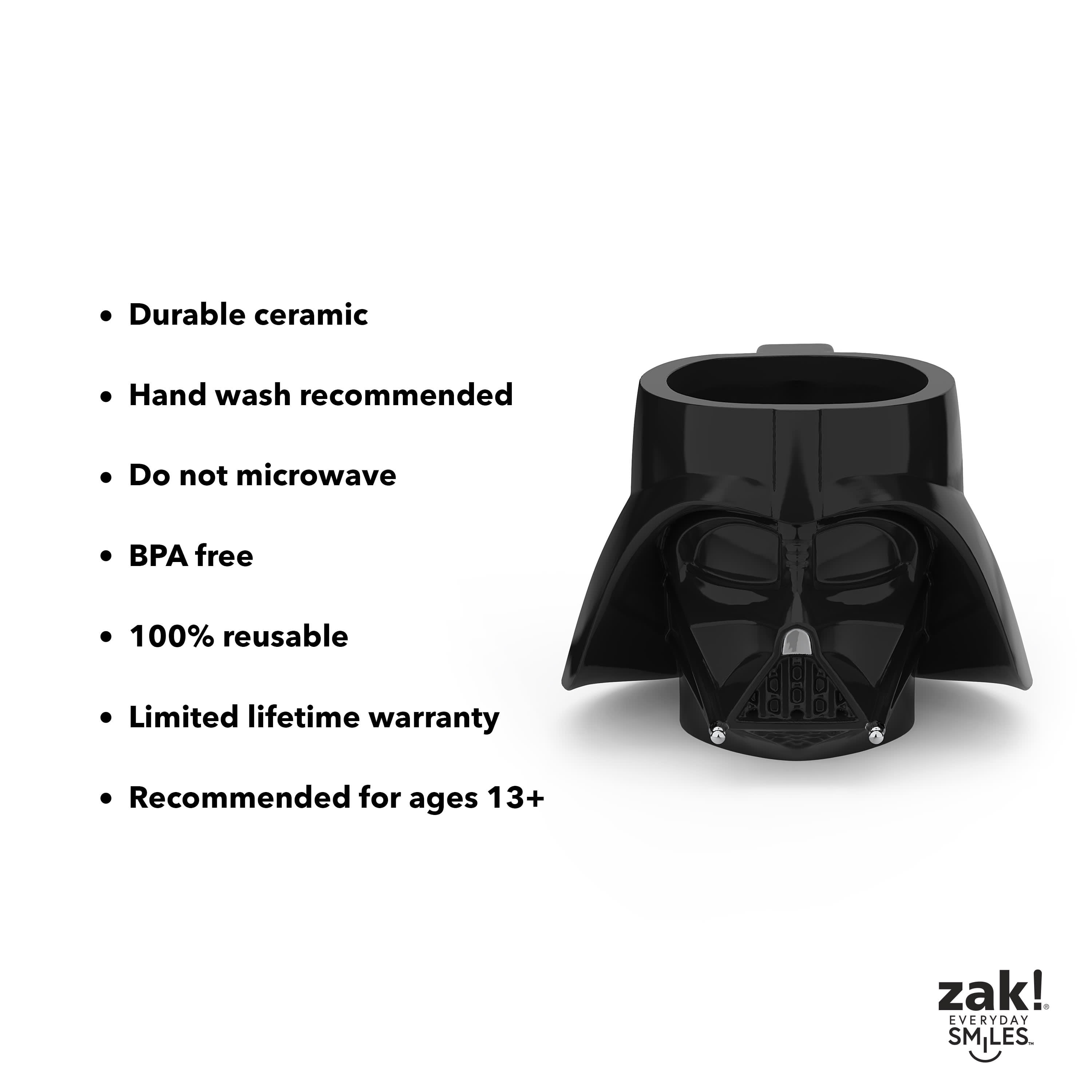 2005 Star Wars Darth Vader Cup Screw On Top With Straw ZAK Designs