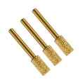 thumbnail image 1 of 3 piezas de brocas para muelas abrasivas, cabezal de rectificado con forma cilíndrica, brocas para tallado, rectificado 10mm, 1 of 9