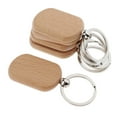 thumbnail image 4 of S SERENABLE 5x5X Wood Charms Blank For DIY Personal Keychain Rounded rectangle 42x30mm, 4 of 8