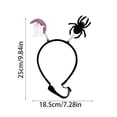 thumbnail image 2 of Halloween Pet Headband with Ghost Spider, Glitter Spring Cosplay Hair Hoop for Dogs Cats, Cute Holiday Costume Accessory for Halloween Party Photo Props(A), 2 of 4