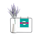 thumbnail image 1 of Black libertad igualdad de derechos Tarjeta de jarrón de lavanda artificial, 1 of 3