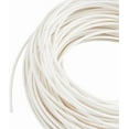 thumbnail image 1 of 43,7 yardas de cordón de ribete de espuma plástica firme para tapicería, 3 mm, PVC blanco, cordón sólido, 1 of 5