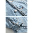 thumbnail image 2 of Blue Jean Jacket Mens Fleece Lined Denim Jacket, 2 of 8