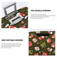 thumbnail image 4 of Bingfone red green coffee cup Luggage Cover Washable Suitcase Cover Protector Anti-scratch Suitcase cover Fits 18-32 Inch Luggage (No luggage included), 4 of 8