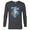 Charcoal Heather, variant on Marvel Guardians of the Galaxy Season’s Grootings Holiday Standard - Long Sleeve T-Shirt for Men – Customized-Black