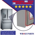 thumbnail image 5 of Whole Parts Refrigerator Door Gasket (Left Side, Gray Color) Part# W10830048 - Replacement and Compatible with Some Maytag, Whirlpool and Kenmore Refrigerators, 5 of 8