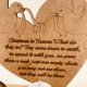 thumbnail image 4 of Decoraciones navideñas Corazón personalizado Bricolaje Mecedora de madera Recuerdo conmemorativo Adornos Regalos con luz de vela LED Candelita, 4 of 5